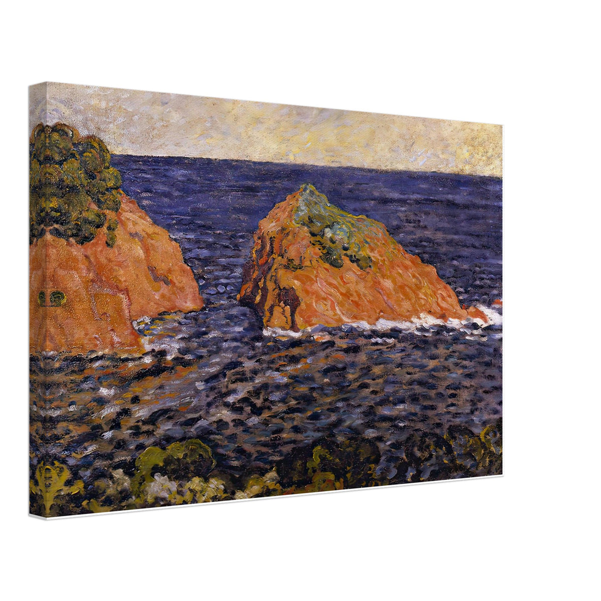 The Rock in the Sea by Louis Valtat, canvas