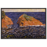 The Rock in the Sea by Louis Valtat, framed poster