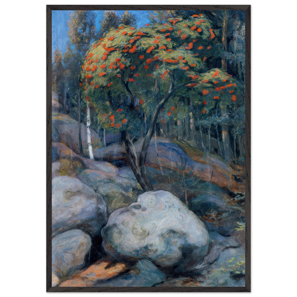 The Rowan by Pekka Halonen, framed poster, view 3