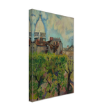 The Sacred Heart Seen from the Garden of Rue Cortot by Suzanne Valadon, canvas, view 2