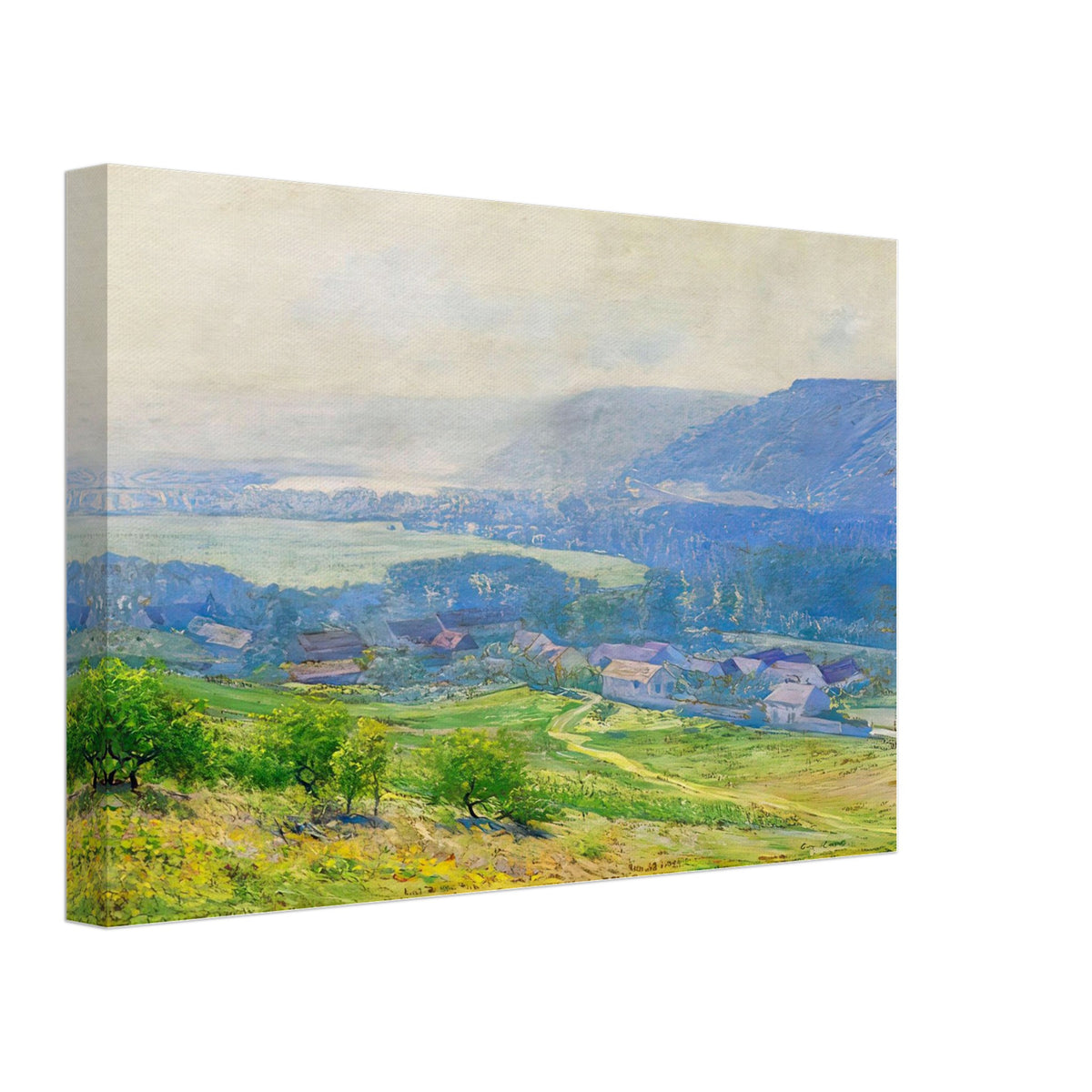 The Saine Valley, Giverny by Guy Rose, canvas, view 2