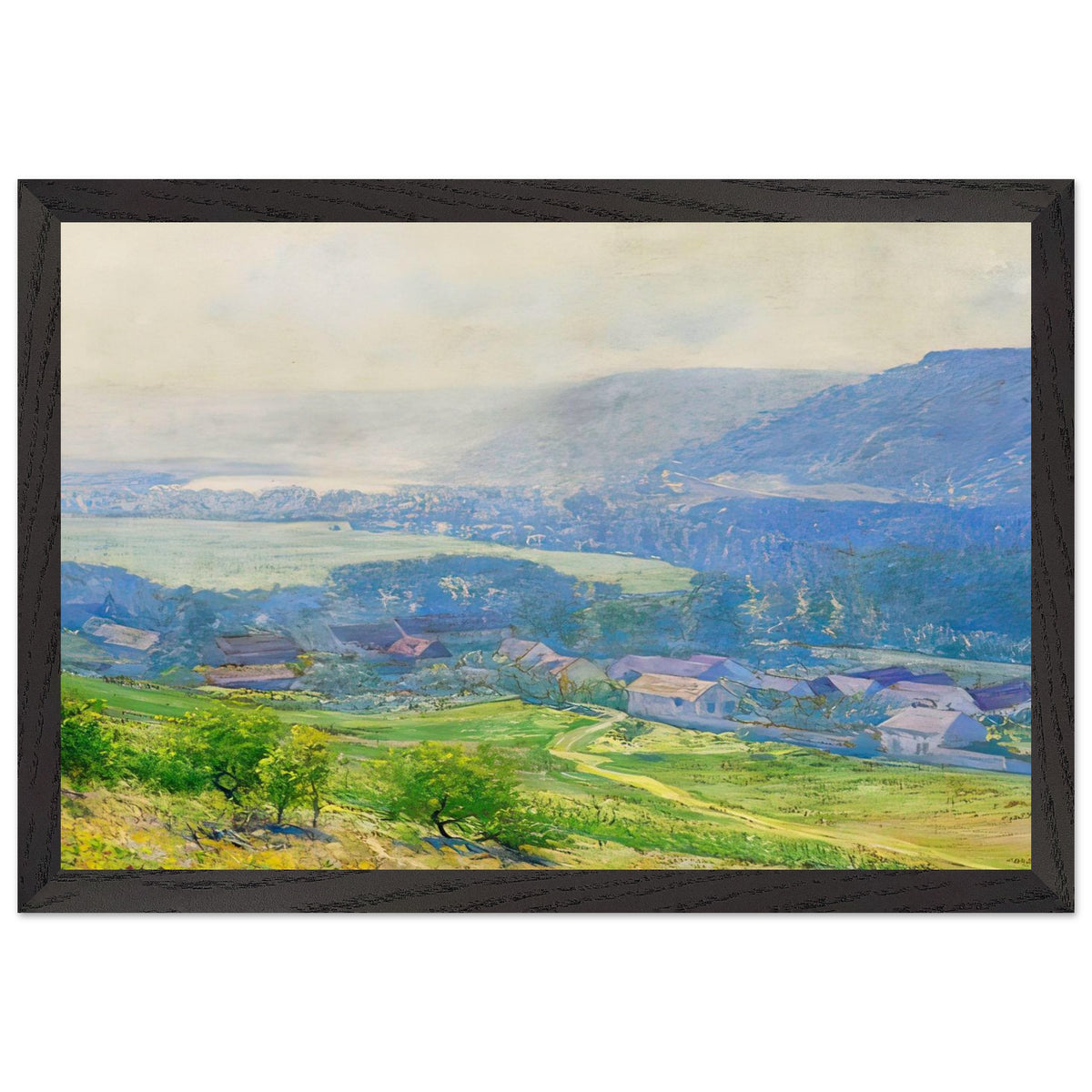 The Saine Valley, Giverny by Guy Rose, framed poster, view 2