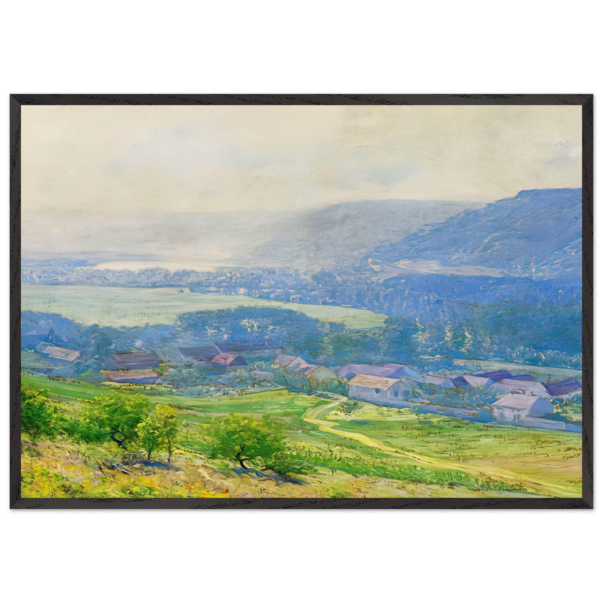 The Saine Valley, Giverny by Guy Rose, framed poster, view 3
