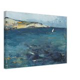 The Sea at Kavarna by Gheorghe Petrascu, canvas