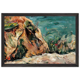 The Sea at Techirghiol by Gheorghe Petrascu, framed poster, view 2