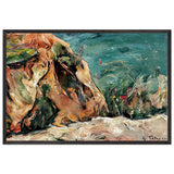 The Sea at Techirghiol by Gheorghe Petrascu, framed poster