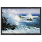 The Sea View of Cliffs by Guy Rose, framed poster, view 2