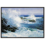 The Sea View of Cliffs by Guy Rose, framed poster, view 3