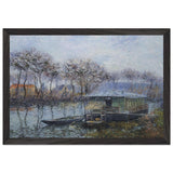The Seine at Port Marly by Gustave Loiseau, framed poster, view 2
