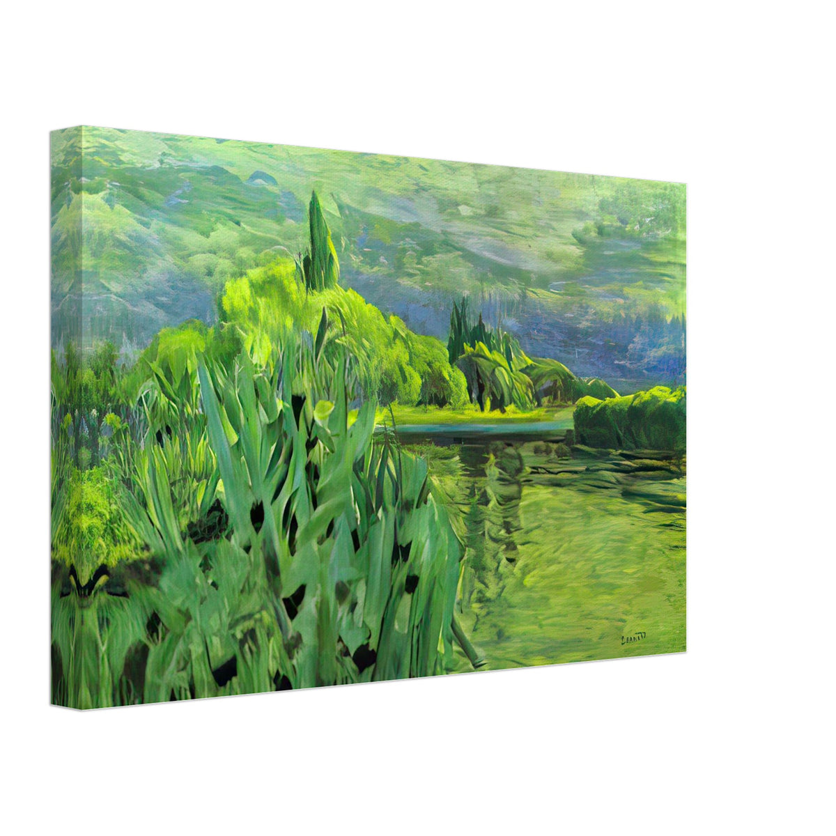 The Seine by Pierre Bonnard, canvas, view 2