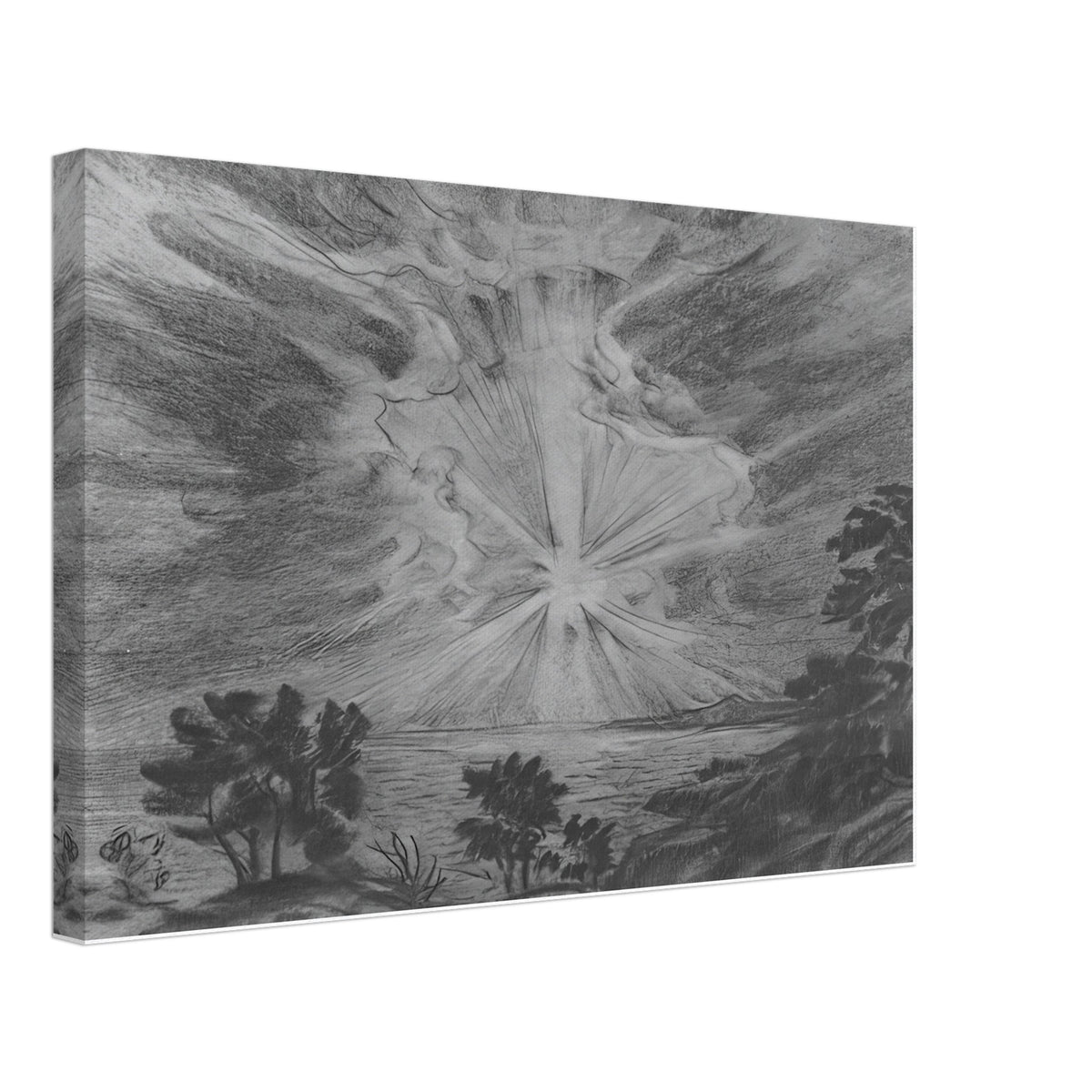The setting sun by Konstantin Bogaevsky, canvas