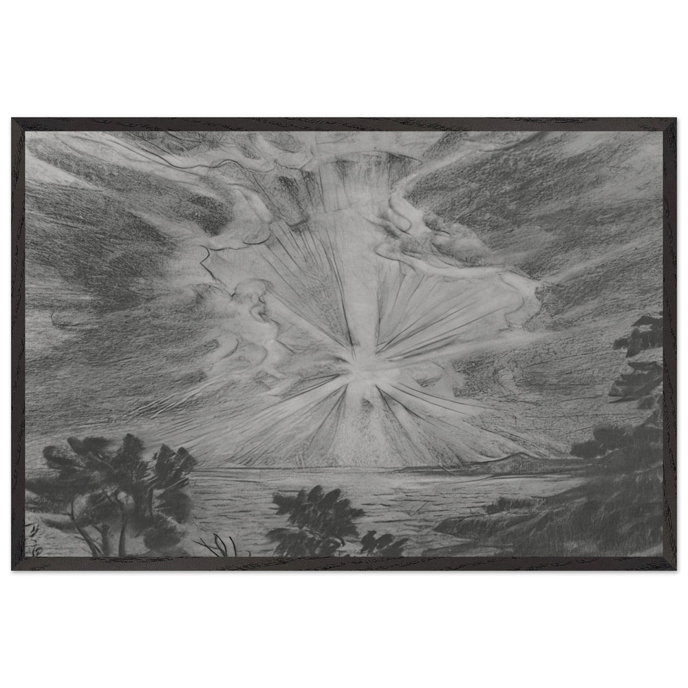 The setting sun by Konstantin Bogaevsky, framed poster