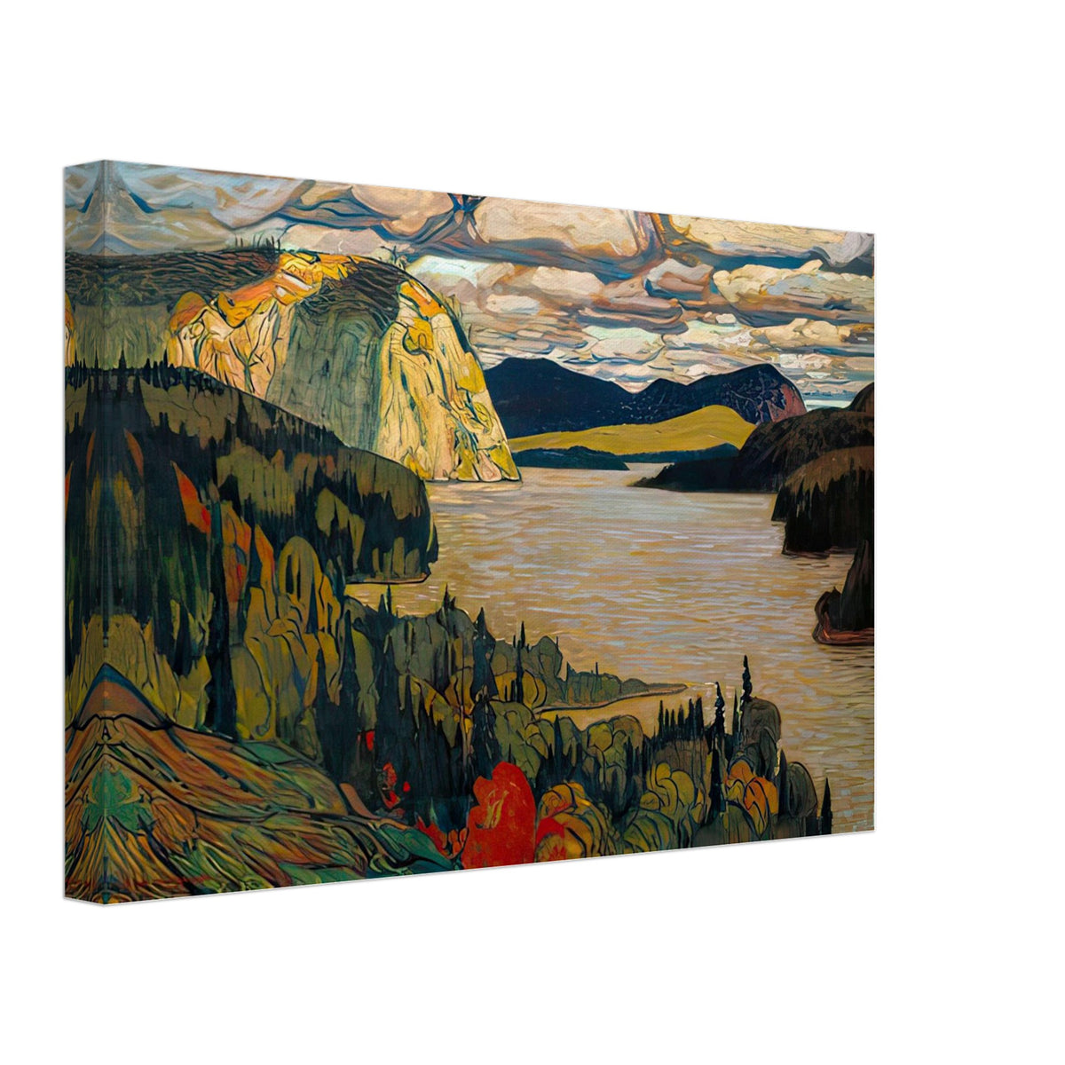 The Solemn Land by J. E. H. MacDonald, canvas, view 2