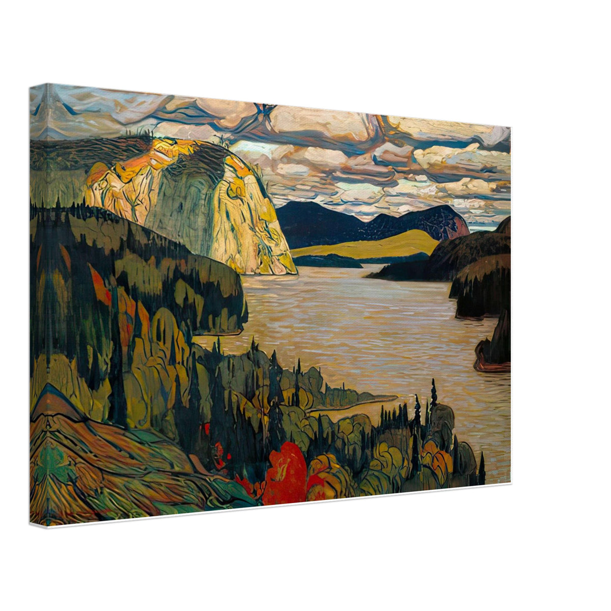 The Solemn Land by J. E. H. MacDonald, canvas