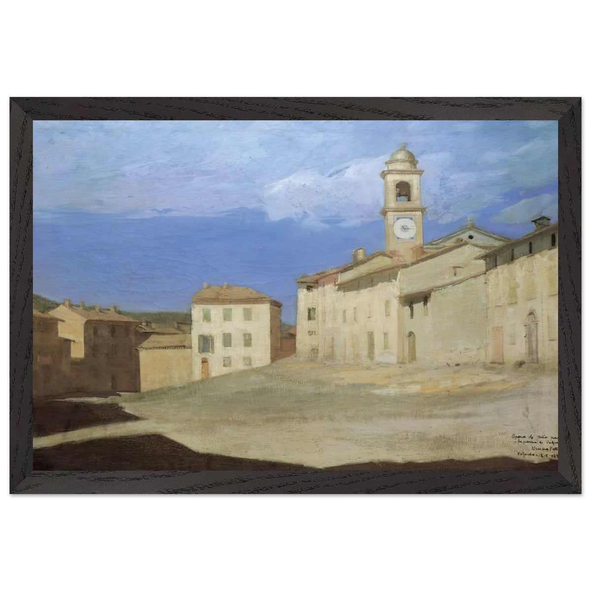 The Square of Volpedo by Pellizza da Volpedo, framed poster, view 2