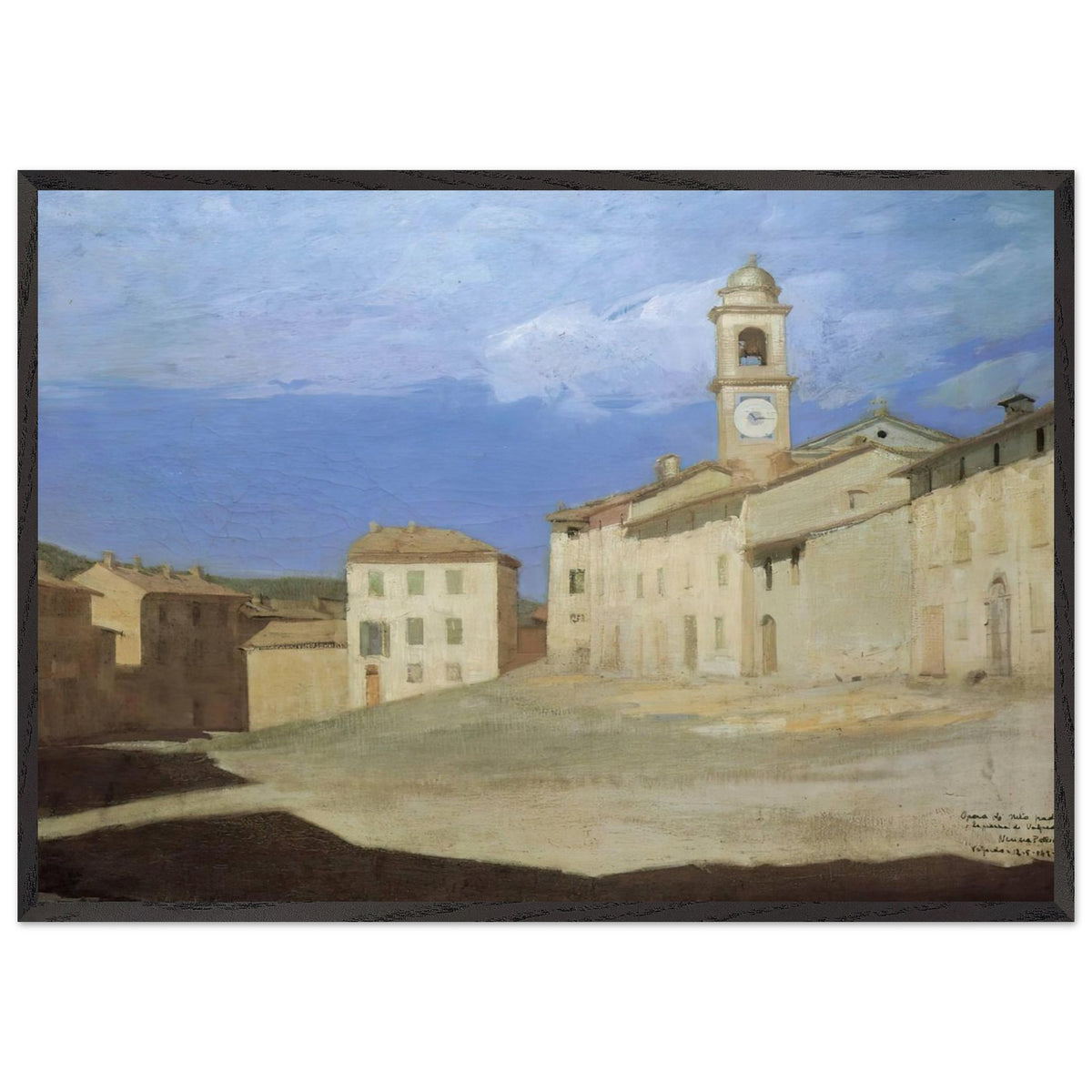 The Square of Volpedo by Pellizza da Volpedo, framed poster, view 3