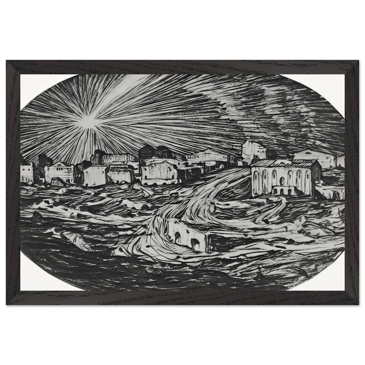 The Star by Konstantin Bogaevsky, framed poster, view 2
