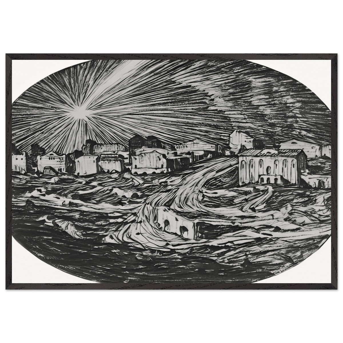 The Star by Konstantin Bogaevsky, framed poster, view 3