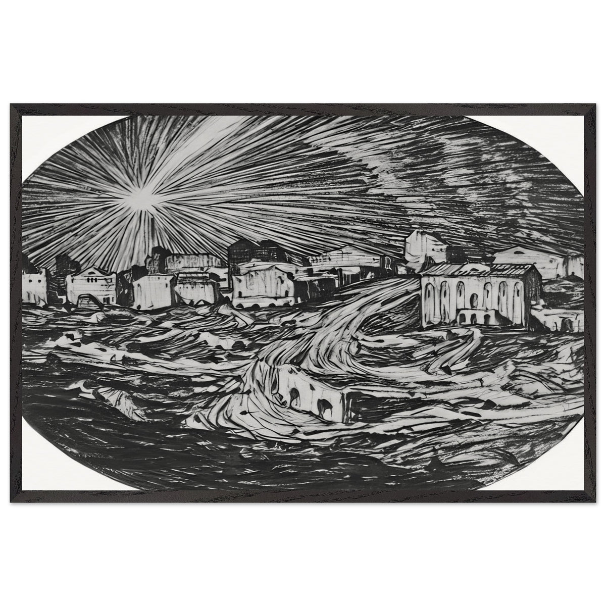 The Star by Konstantin Bogaevsky, framed poster