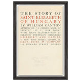 The Story of Saint Elizabeth of Hungary by Eleanor Fortescue-Brickdale, framed poster, view 2