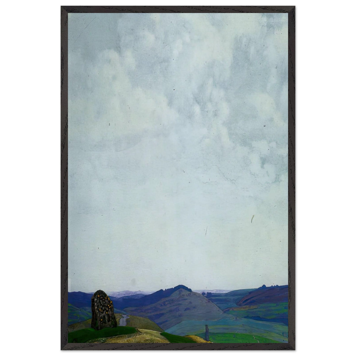 The Straight Path by Nicholas Roerich, framed poster