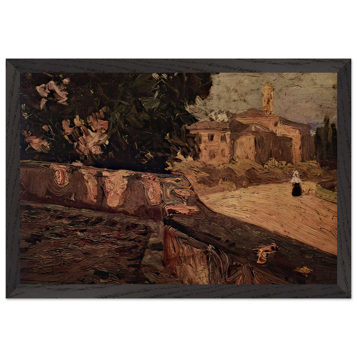 The Suburbs of Rome by Fujishima Takeji, framed poster, view 2
