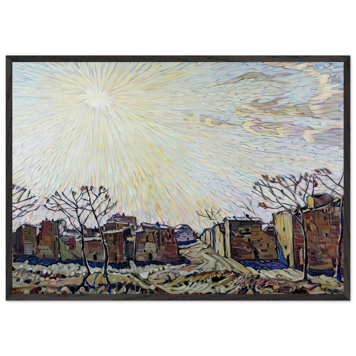 The Sun by Konstantin Bogaevsky, framed poster, view 3