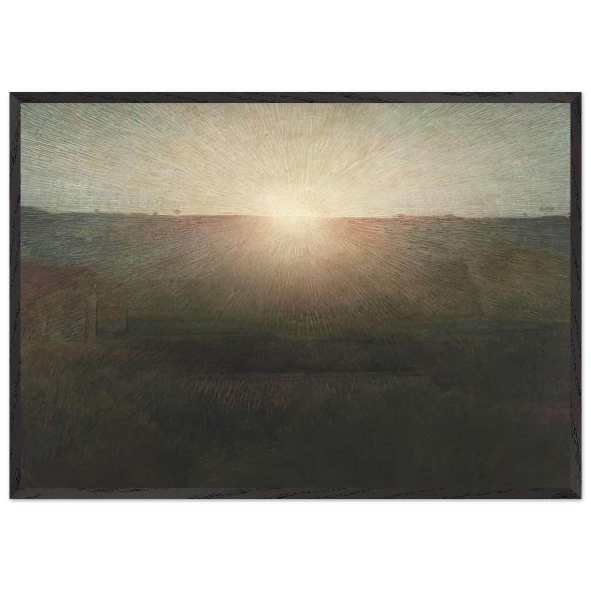 The Sun by Pellizza da Volpedo, framed poster, view 3