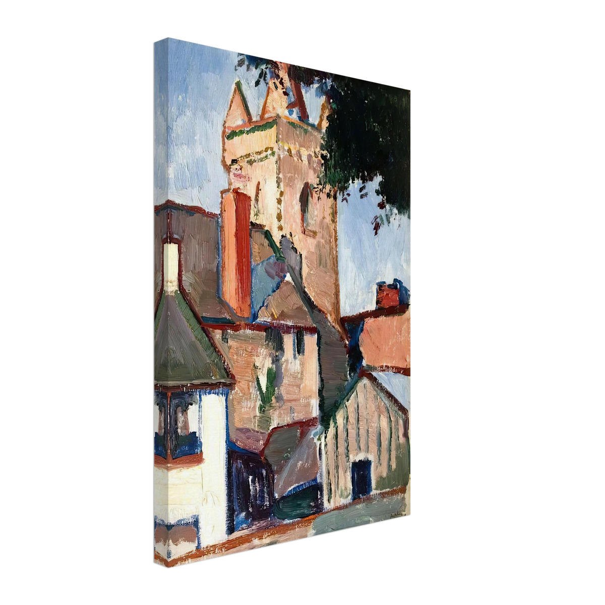 The Tolbooth, Kirkcudbright by Samuel Peploe, canvas