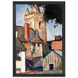 The Tolbooth, Kirkcudbright by Samuel Peploe, framed poster, view 2