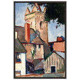 The Tolbooth, Kirkcudbright by Samuel Peploe, framed poster