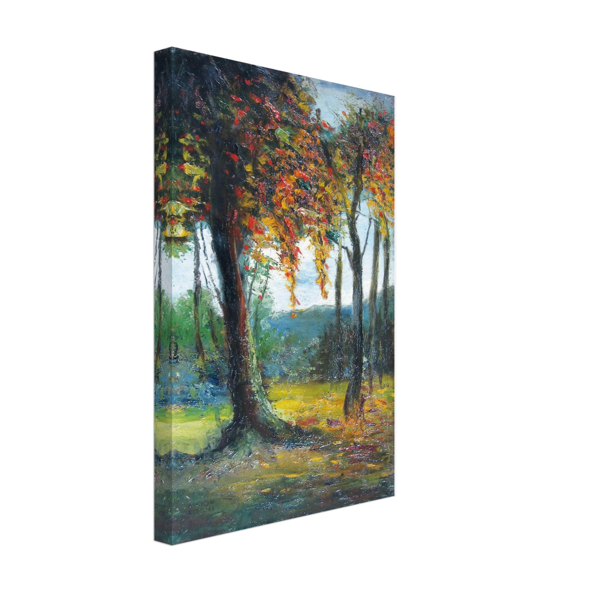 The Tree by Kimon Loghi, canvas, view 2