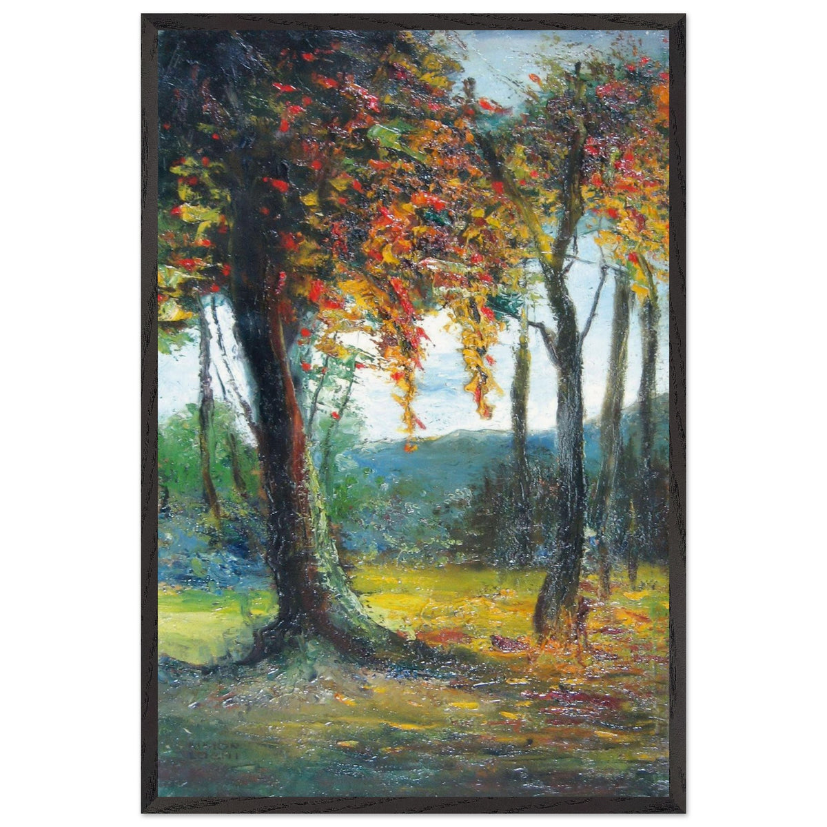 The Tree by Kimon Loghi, framed poster