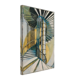 The Tube Staircase by Cyril Power, canvas