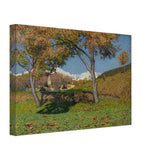 The two walnut trees by Carlo Fornara, canvas, view 2