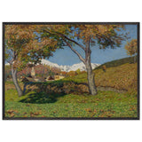 The two walnut trees by Carlo Fornara, framed poster, view 3