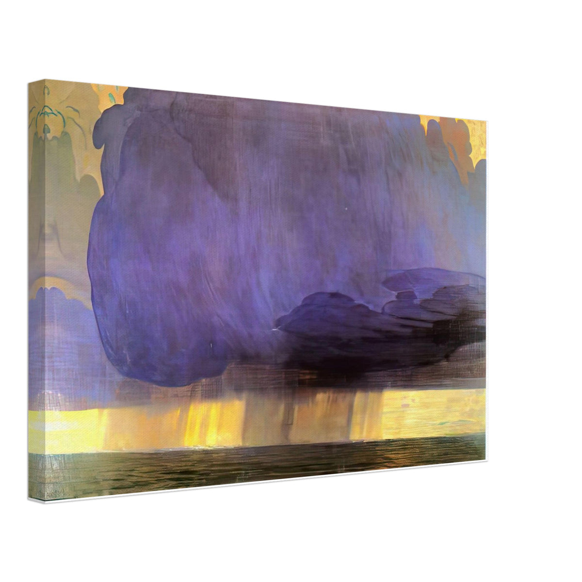 The Typhoon by Galileo Chini, canvas