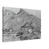 The Village Kozy by Konstantin Bogaevsky, canvas