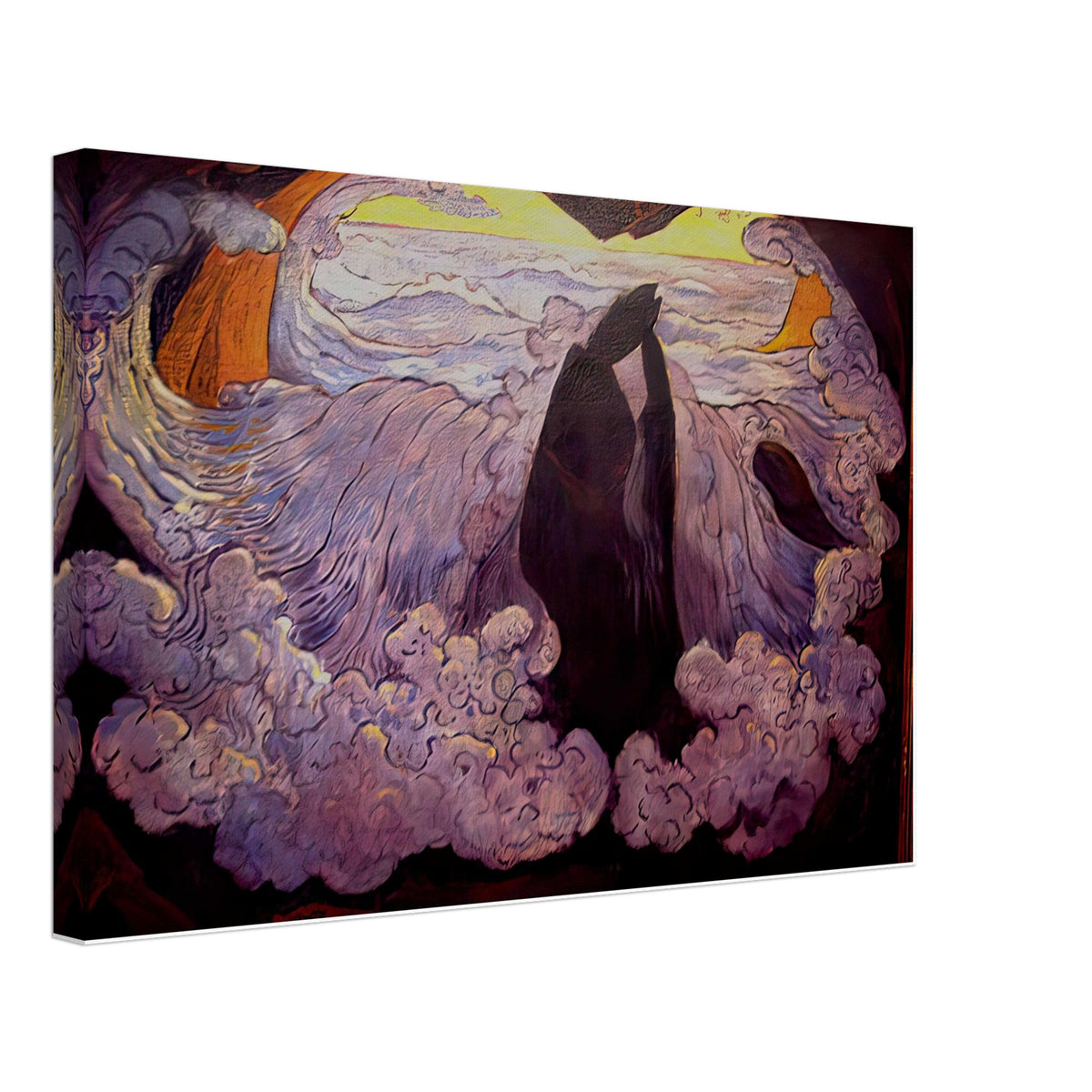 The Violet Wave by Georges Lacombe, canvas