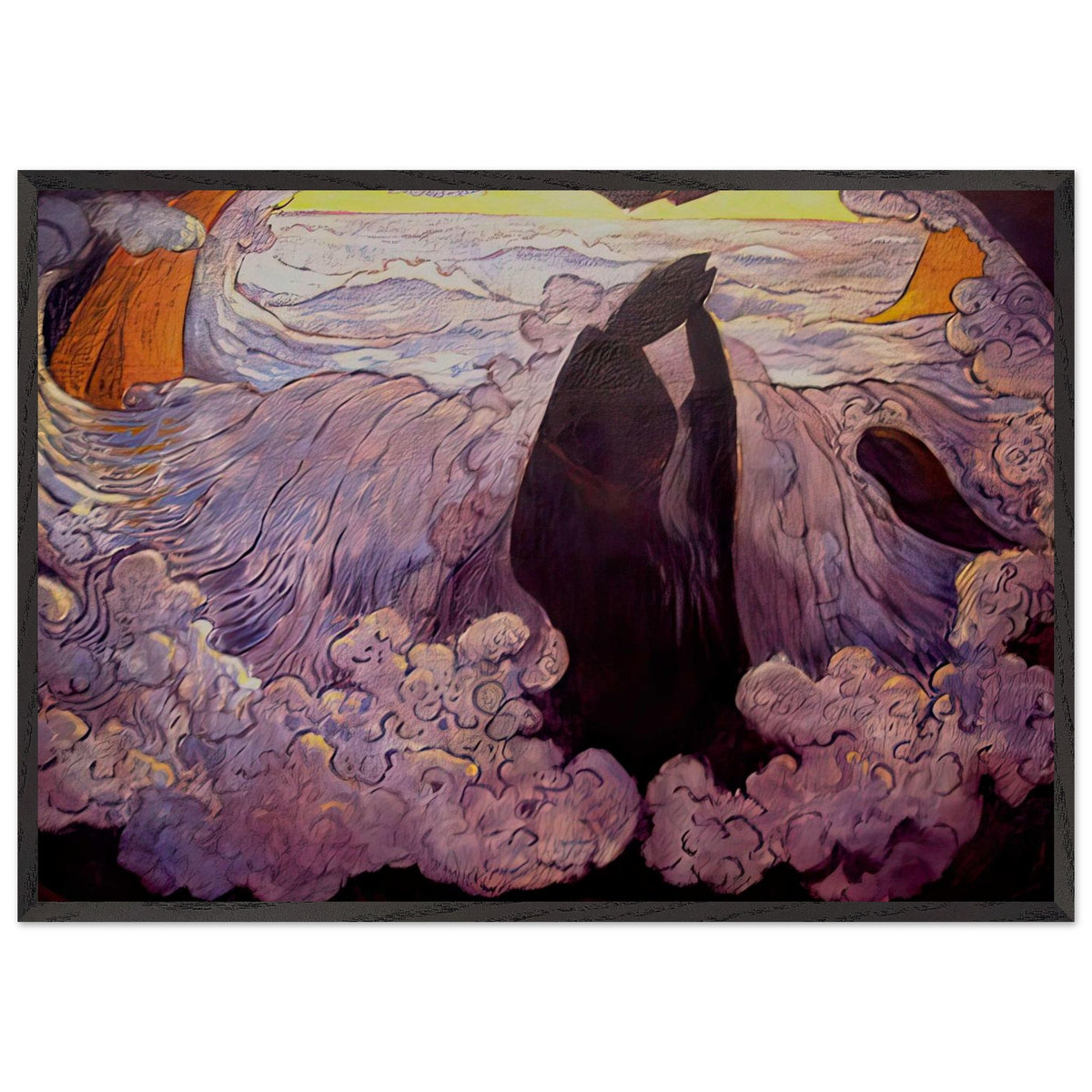The Violet Wave by Georges Lacombe, framed poster, view 3