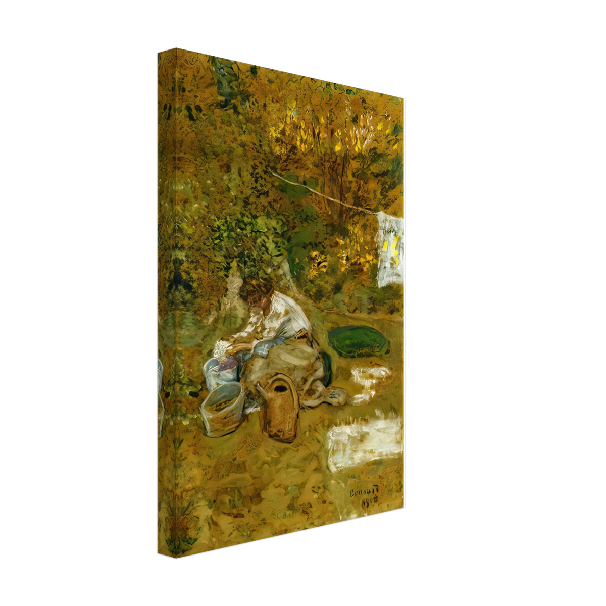 The Washing by Pierre Bonnard, canvas, view 2