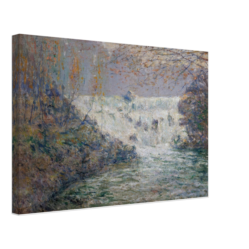 The Waterfall, Shores Mill, Tennessee by Ernest Lawson, canvas