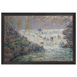 The Waterfall, Shores Mill, Tennessee by Ernest Lawson, framed poster, view 2
