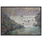 The Waterfall, Shores Mill, Tennessee by Ernest Lawson, framed poster, view 3