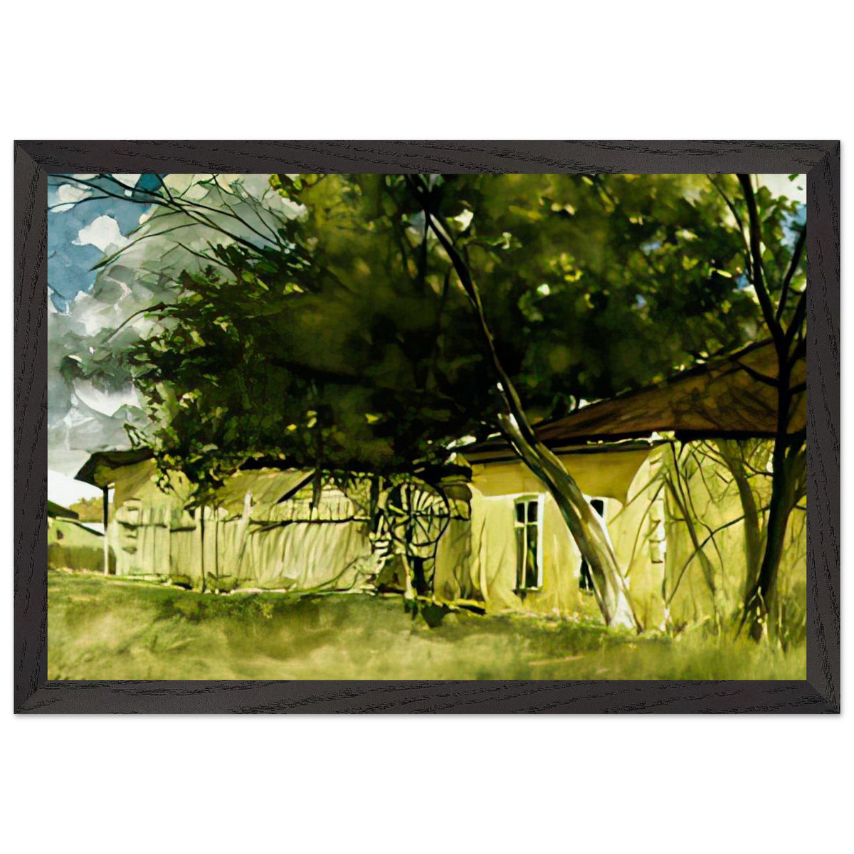 The Well on Clucerului Street by Stefan Luchian, framed poster, view 2