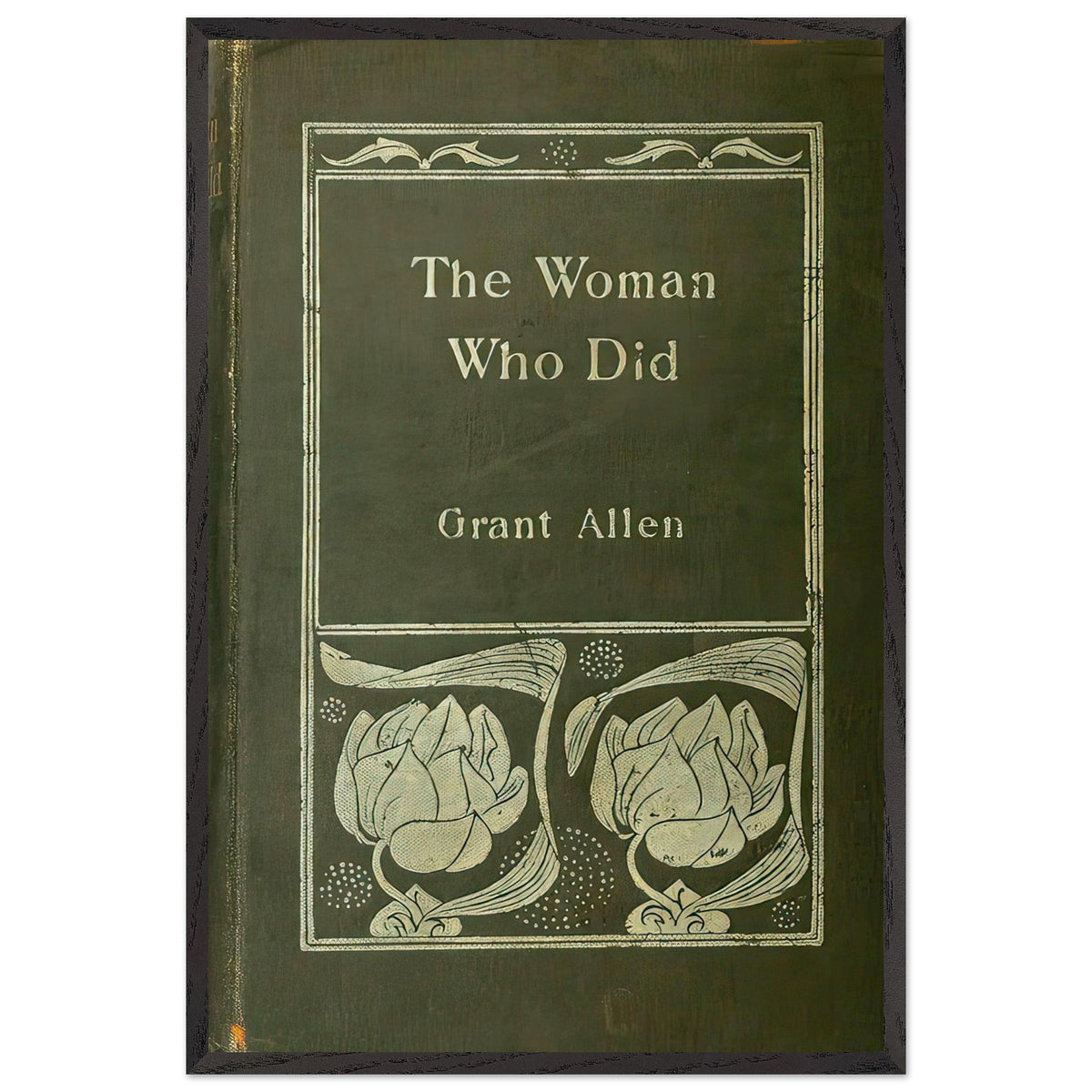 The Woman Who Did by Aubrey Beardsley, framed poster