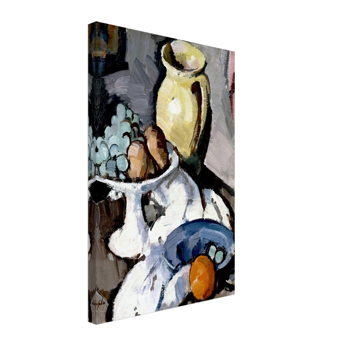 The Yellow Jug by Samuel Peploe, canvas