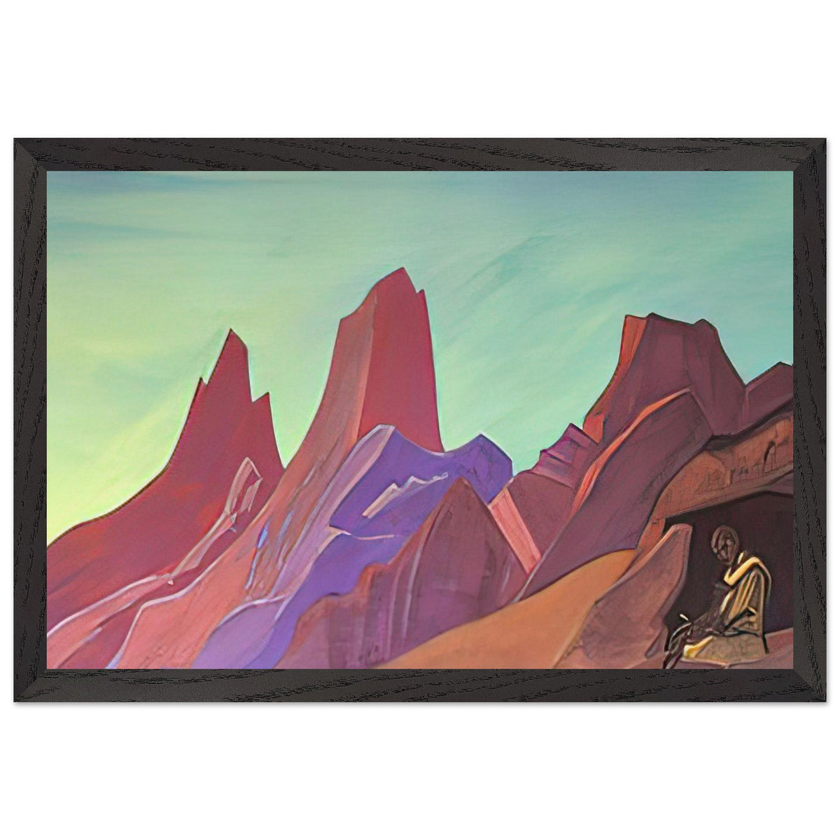 Three Jewels by Nicholas Roerich, framed poster, view 2