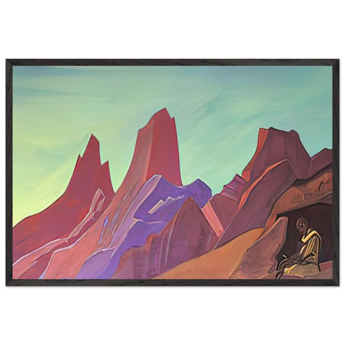 Three Jewels by Nicholas Roerich, framed poster