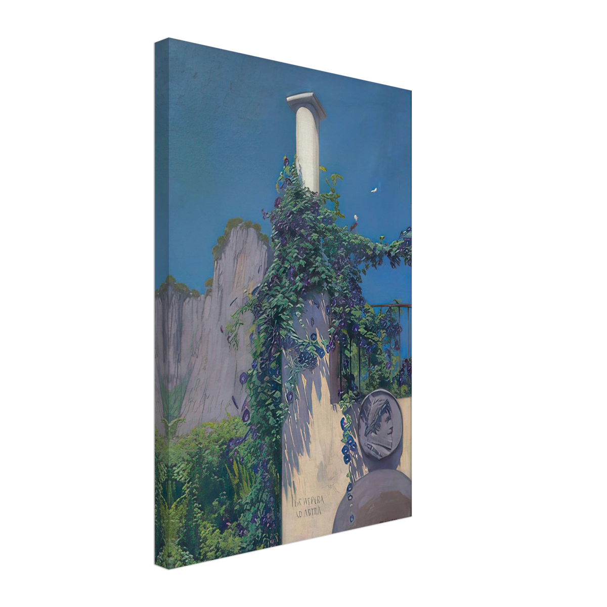 Through hardship to the stars by Edward Okuń, canvas